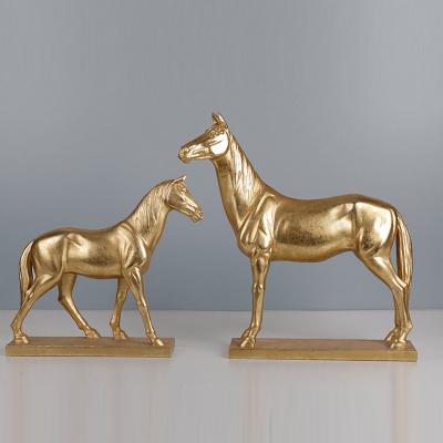 Resin horse decor