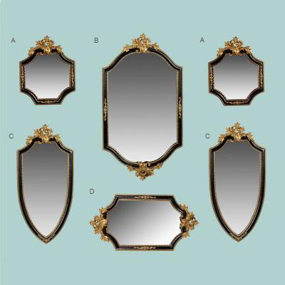 Classical wall mirrors